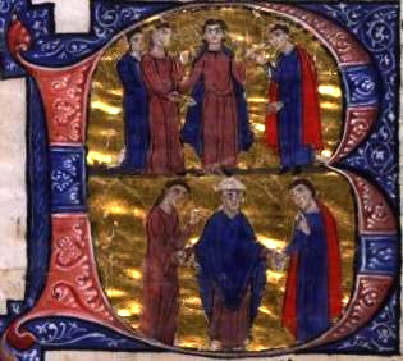 Fiançailles et mariage de Guy de Chypre et de Sibylle de Jérusalem-Guillaume de Tyr-Historia et continuation (BNF-Mss Fr. 2628)